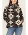 Image #3 - Ariat Women's Southwestern Print Softshell Jacket, Grey, hi-res