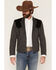 Image #1 - Circle S Men's Denali Snap Cropped Sportcoat, Charcoal, hi-res