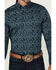 Image #3 - Cody James Men's Lasso Paisley Print Long Sleeve Button-Down Stretch Western Shirt, Blue, hi-res