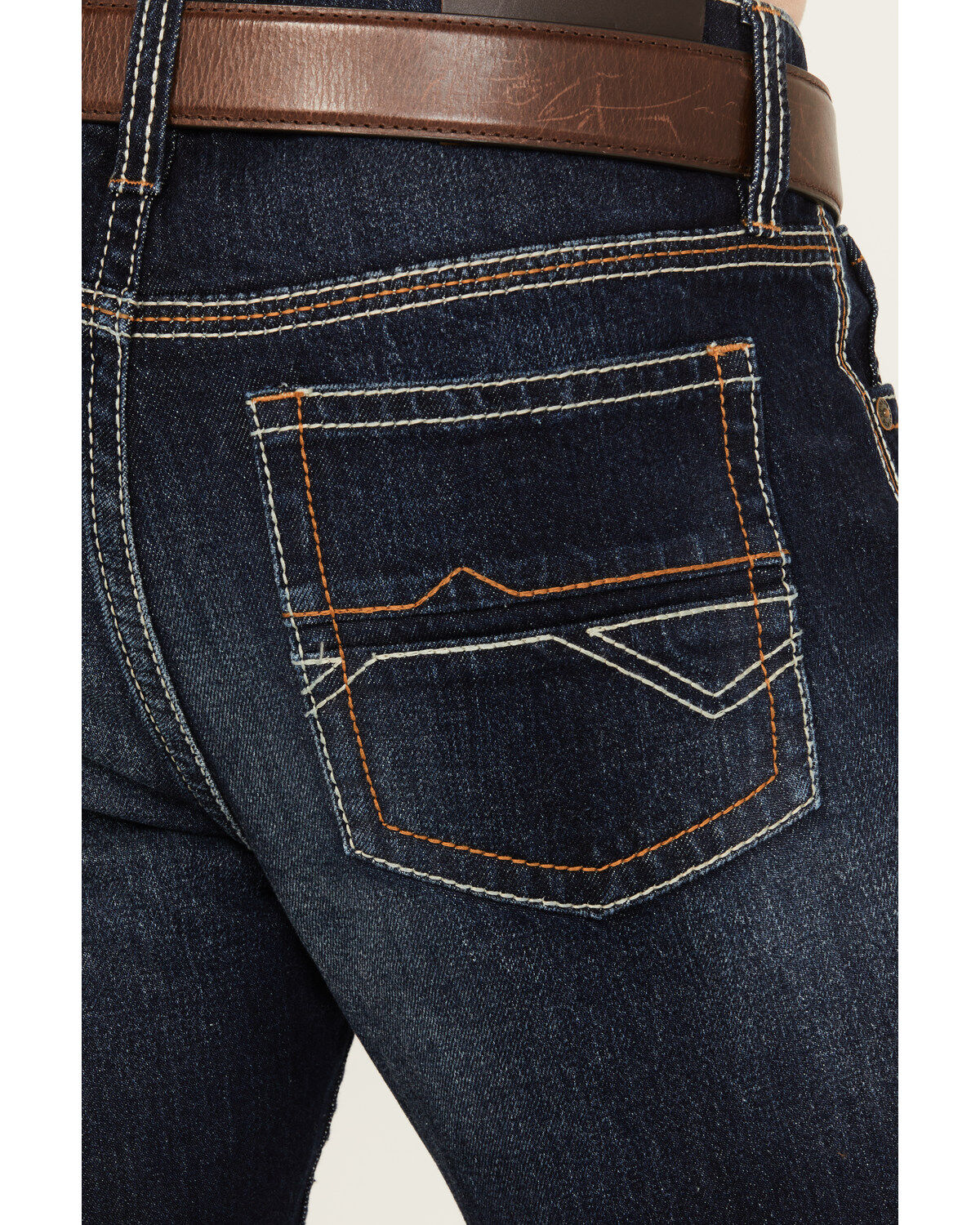 Image #4 - RANK 45® Men's Midnight Hawk Wash Ambush Slim Straight Stretch Denim Jeans, Dark Wash, hi-res