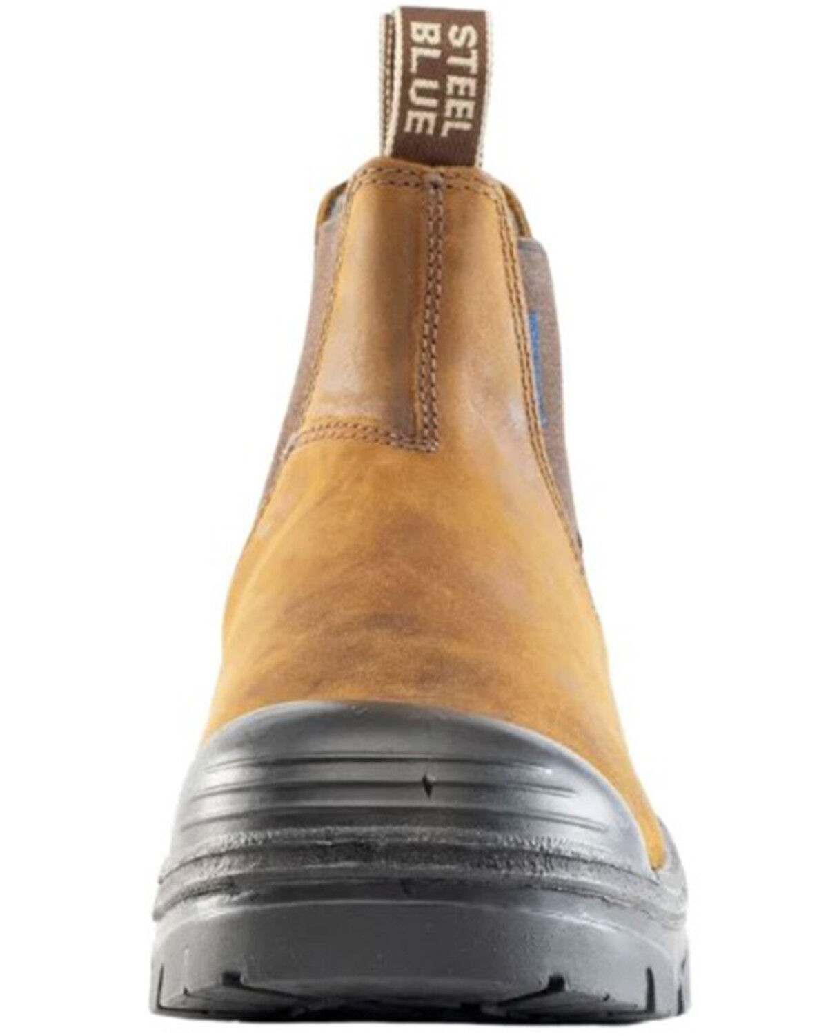 Image #4 - Steel Blue Men's Hobart PR Met Bump Work Boots - Steel Toe, Brown, hi-res