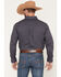 Image #4 - Cody James Men's Huckleberry Floral Striped Long Sleeve Button-Down Stretch Western Shirt, Blue, hi-res
