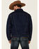 Image #4 - Wrangler Men's Rodeo Dark Wash Lined Stripe Button-Front Denim Jacket , , hi-res