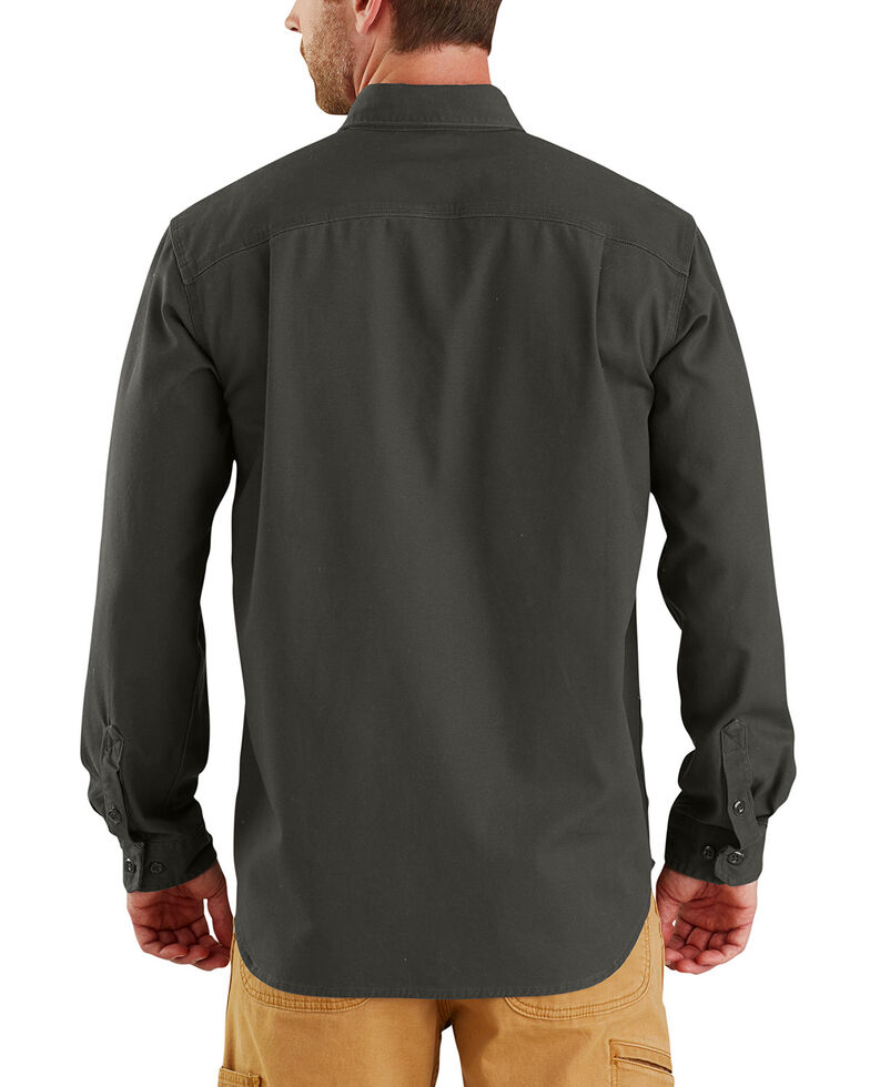 carhartt rugged flex rigby long sleeve work shirt