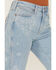 Image #4 - Wrangler Retro Women's Bailey High Rise Paisley Print Flare Stretch Denim Jeans, Light Wash, hi-res