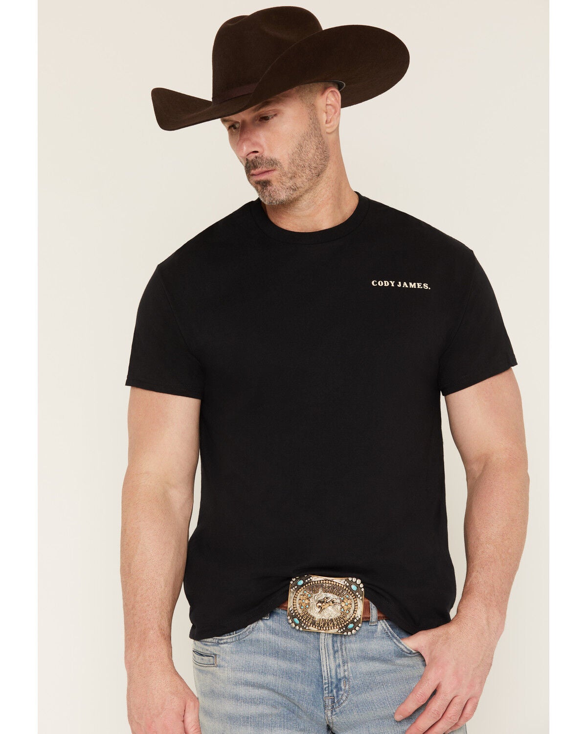Image #2 - Cody James Men's Freedom America 250 Short Sleeve Graphic T-Shirt, Black, hi-res