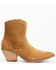 Image #2 - Dingo Women's Miss Priss Suede Booties - Round Toe, Camel, hi-res