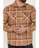 Image #3 - Pendleton Men's Canyon Plaid Pearl Snap Western Shirt, Tan, hi-res