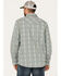 Image #4 - Moonshine Spirit Men's Rough Patch Plaid Snap Western Shirt, Cream, hi-res