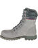 Image #3 - CAT Women's Echo Waterproof Steel Toe Work Boots, Grey, hi-res