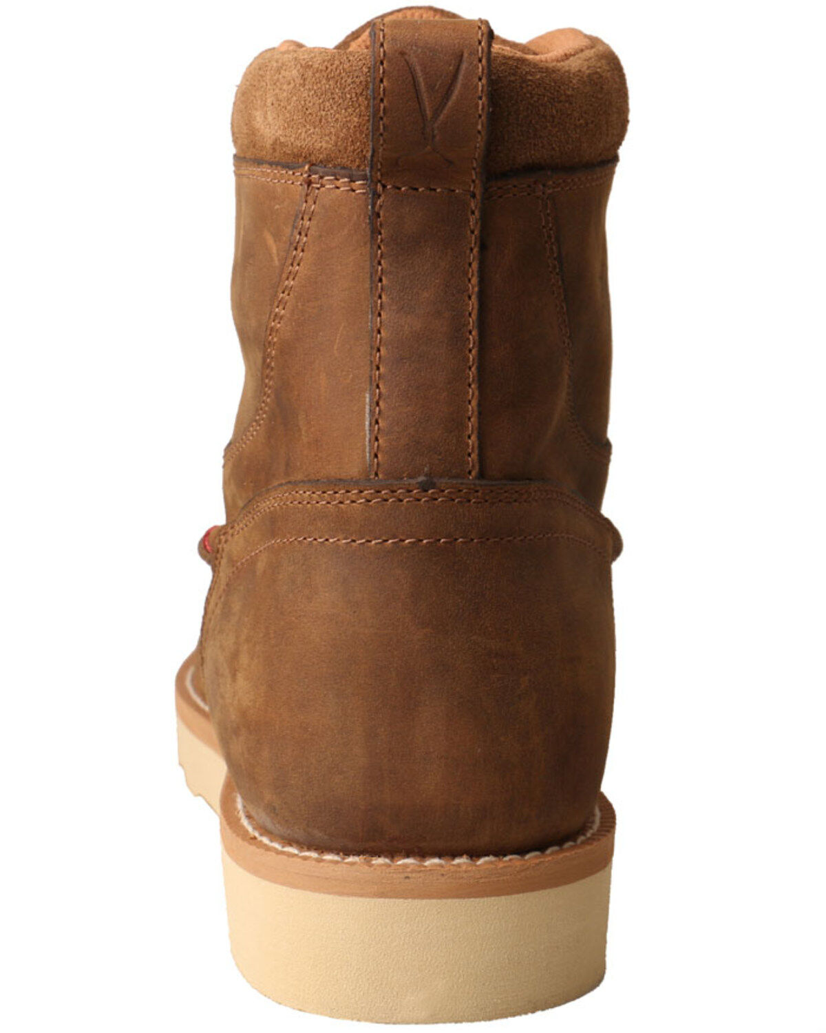Image #4 - Twisted X Men's 6" Wedge Work Boots - Alloy Toe, Brown, hi-res