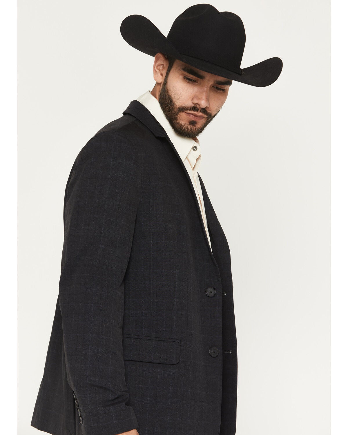 Image #2 - Cinch Men's Button-Down Sportcoat, Charcoal, hi-res