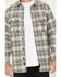 Image #3 - Thorogood Men's Plaid Print Heavyweight Brushed Flannel Long Sleeve Button-Down Shirt, Grey, hi-res