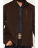 Image #3 - Ariat Men's Chest Logo Softshell Jacket - Tall, Chocolate, hi-res