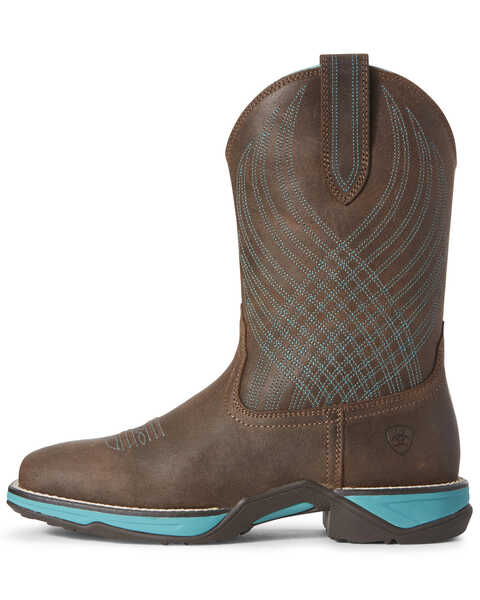 Image #2 - Ariat Women's Anthem Java Western Performance Boots - Square Toe, Brown, hi-res