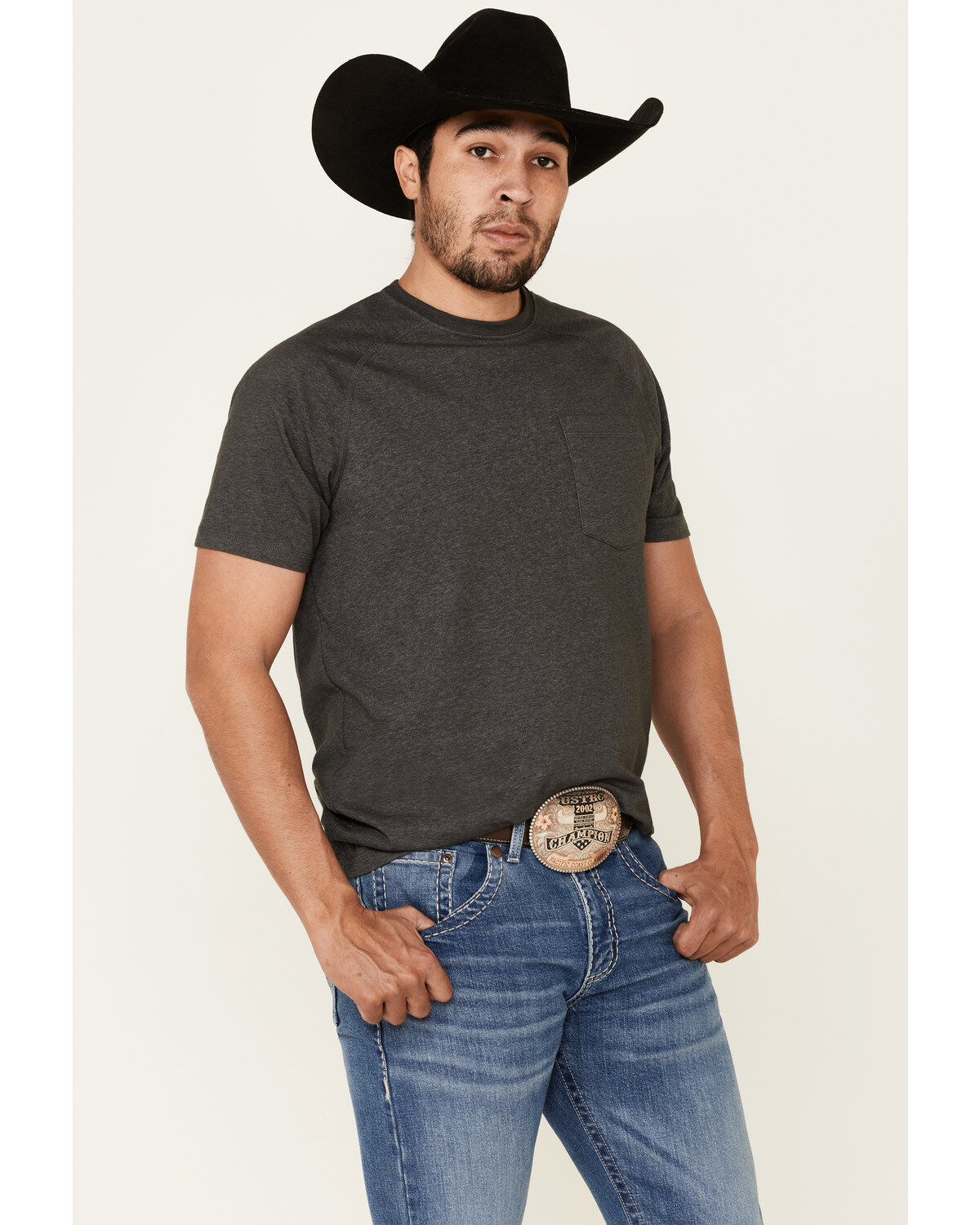 Image #2 - Rock 47 By Wrangler Men's Rockabilly Stretch Slim Bootcut Jeans , , hi-res