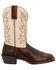 Image #2 - Durango Men's Westward Performance Western Boots - Square Toe, Chocolate, hi-res