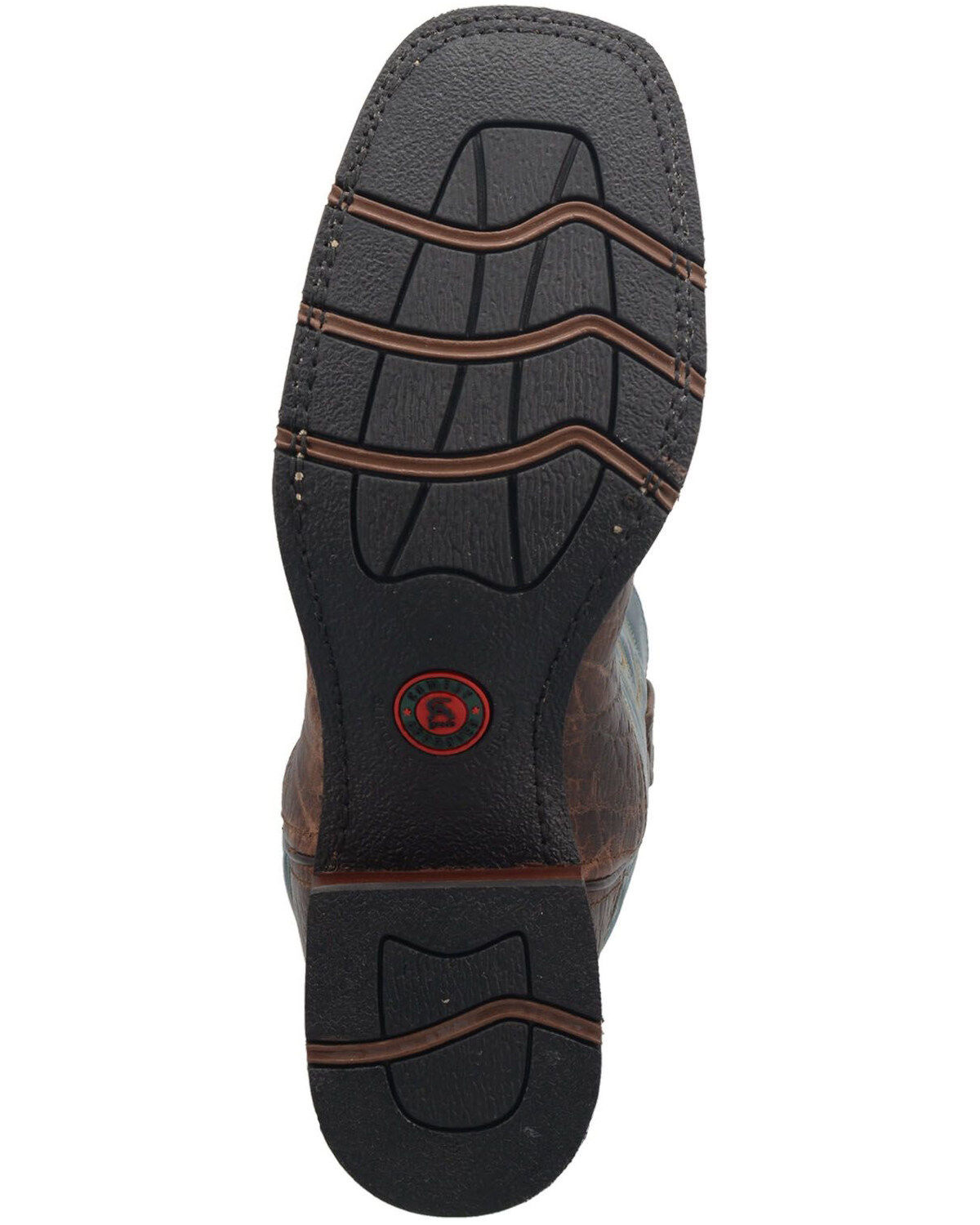 Image #7 - Laredo Men's Bisbee Western Boots - Broad Square Toe, Brown, hi-res