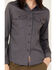 Image #3 - Timberland Pro Women's FR Cotton Core Button-Down Work Shirt, Charcoal, hi-res