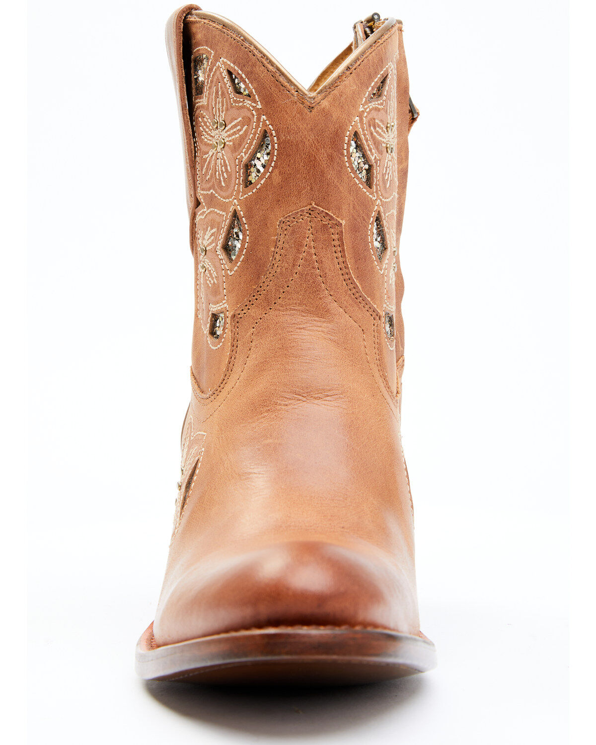 Image #3 - Shyanne Women's Lily Fashion Booties - Round Toe, Cognac, hi-res
