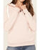 Image #3 - Wanakome Women's Jas Button-Down Hooded Pullover , Pink, hi-res