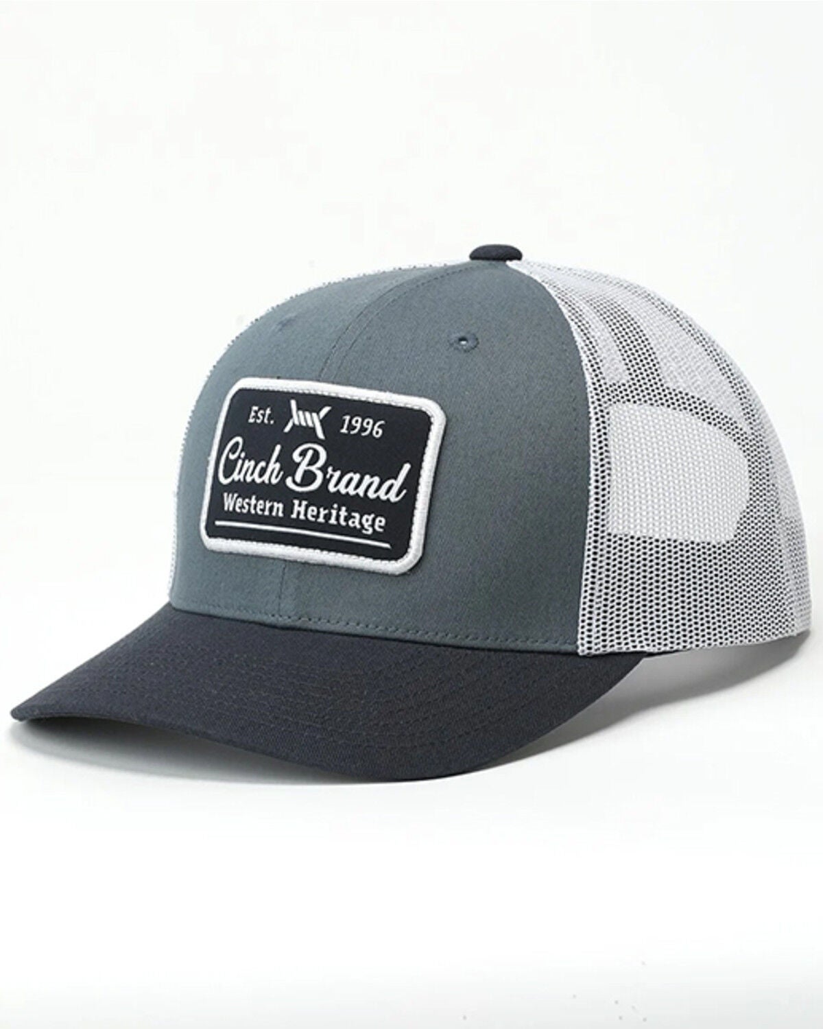 Image #1 - Cinch Men's Barbed Wire Ball Cap, Blue, hi-res