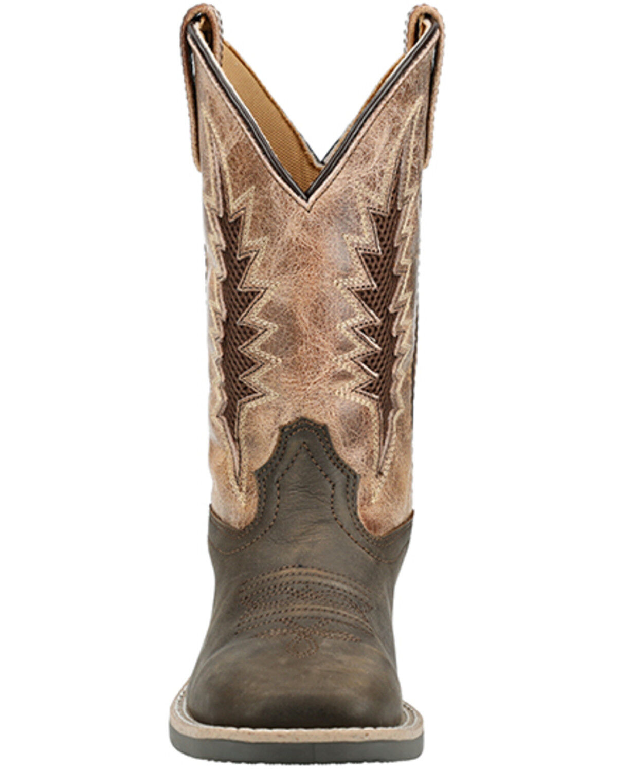 Image #4 - Smoky Mountain Little Boys' Desperado Western Boots - Broad Square Toe, Dark Brown, hi-res