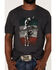 Wrangler Men's Mexico Rider Logo Graphic T-Shirt , Navy, hi-res