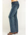 Image #3 - Rock & Roll Cowgirl Women's Vintage Dark Wash Low Rise Boot Riding Jeans, , hi-res