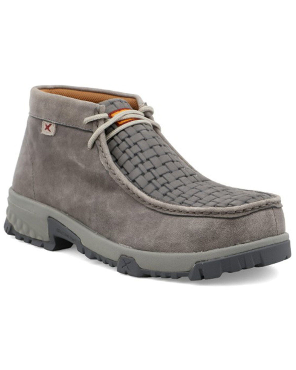 Twisted X Men's Work Chukka Driving Mocs - Nano Composite Toe, Grey, hi-res