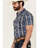 Image #2 - Panhandle Men's Southwestern Print Short Sleeve Snap Performance Stretch Western Shirt, , hi-res