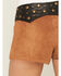 Image #4 - Show Me Your Mumu Women's Wilson Faux Suede Shorts, Tan, hi-res