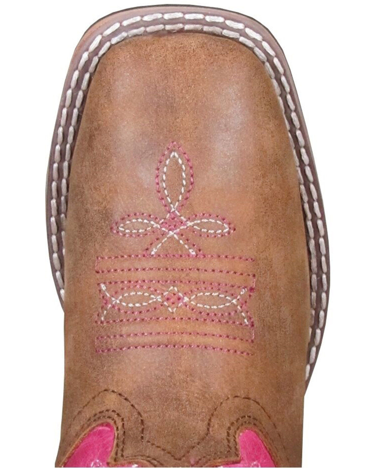 Image #2 - Smoky Mountain Girls' Tracie Western Boots - Square Toe, , hi-res