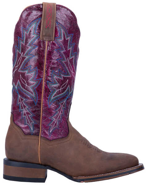 Image #2 - Dan Post Women's Pasadena Western Boots - Wide Square Toe, , hi-res