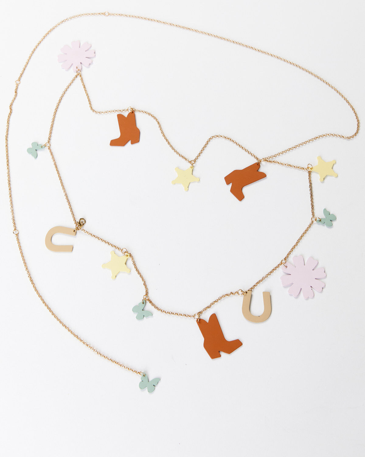 Image #4 - Understated Leather Women's Lucky Charm Chain Belt, Multi, hi-res