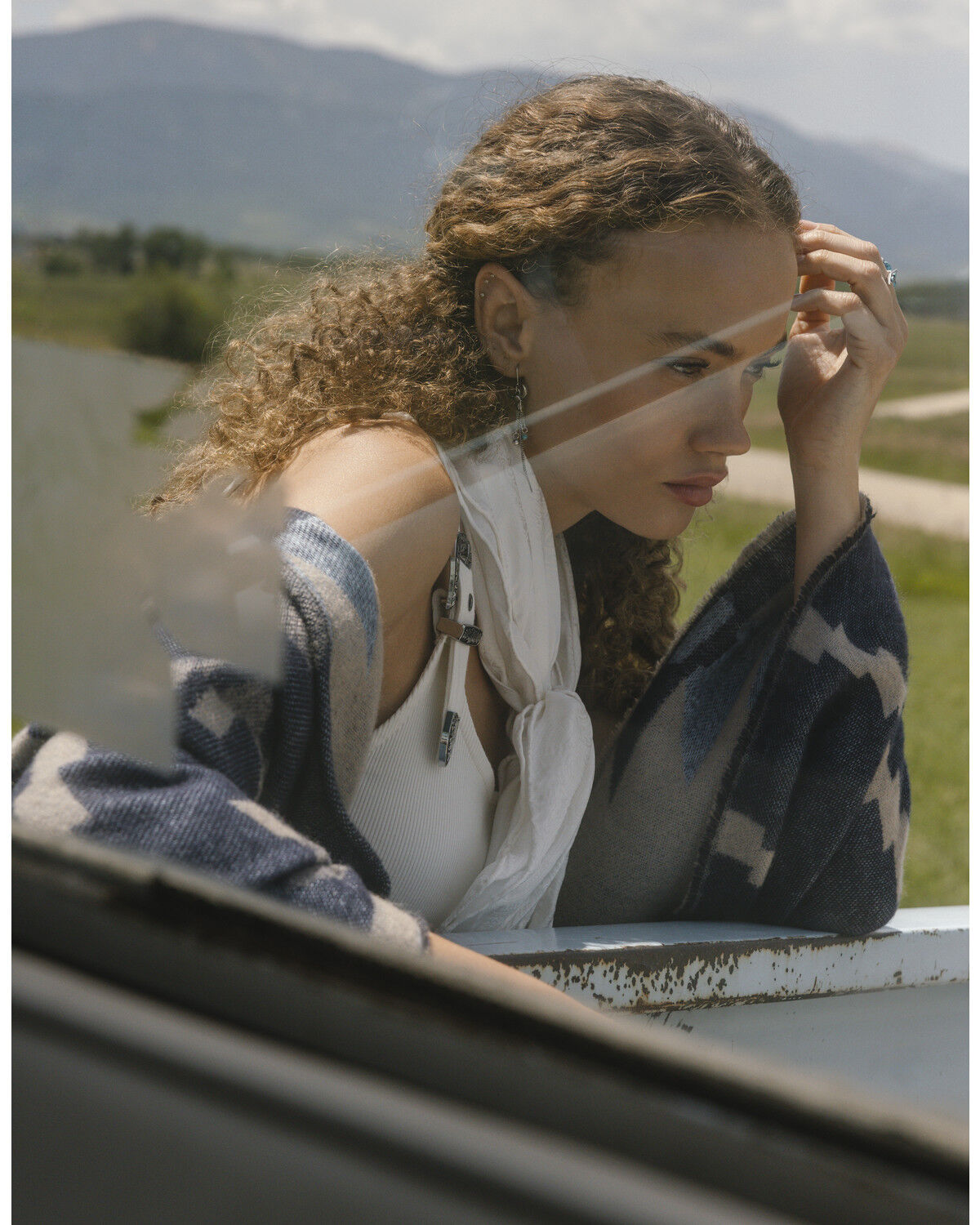 Image #3 - Idyllwind Women's Marydale Shawl, Khaki, hi-res
