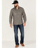 Brixton Men's Bowery Chamois Solid Long Sleeve Button-Down Western Shirt , Grey, hi-res