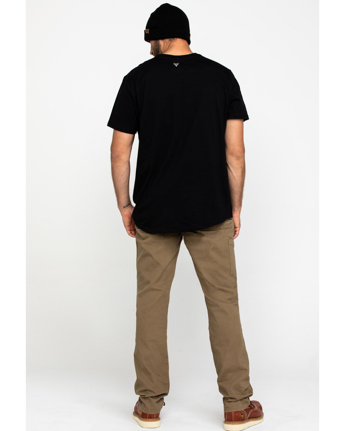 Image #5 - Ariat Men's Khaki Rebar M4 Made Tough Durastretch Double Front Straight Work Pants - Big, , hi-res