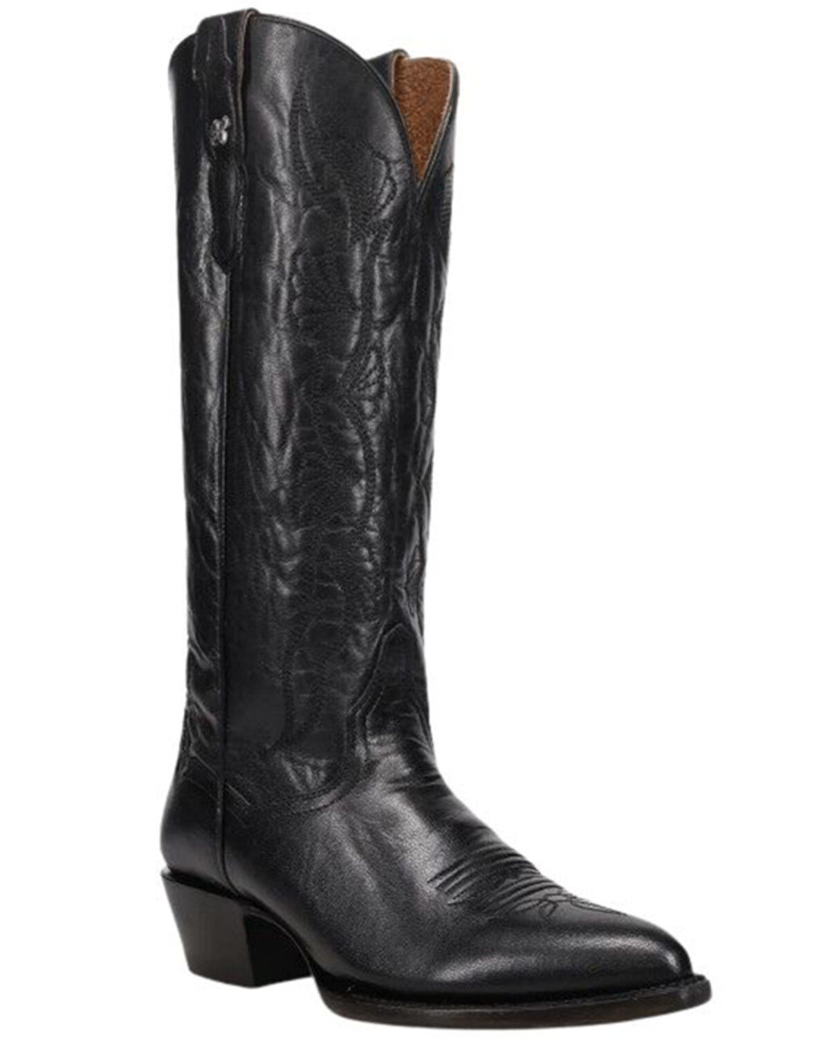 Image #1 - Dan Post Women's Sunrise Canyon Tall Western Boots - Round Toe, Black, hi-res