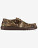 Image #2 - HEYDUDE Men's Wally Realtree Slip-On Casual Shoes - Moc Toe, Brown, hi-res