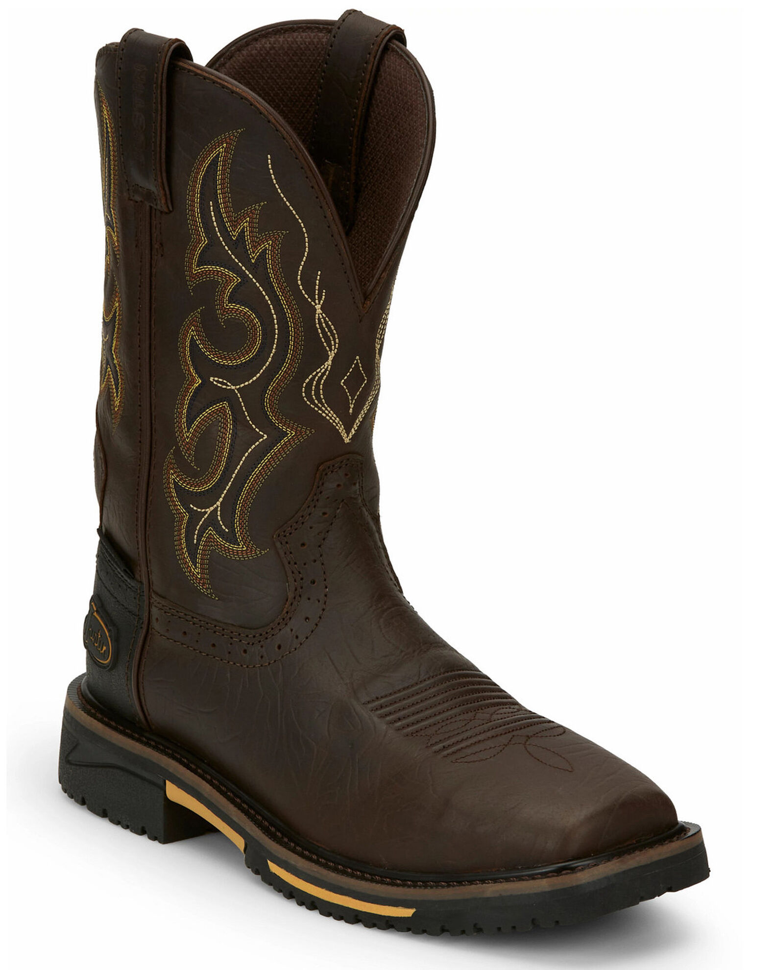 Justin Men s Joist Waterproof Western Work Boots Soft Toe Boot Barn