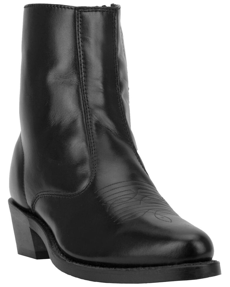 cowboy boots with zipper on the side