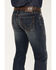 Rock & Roll Denim Men's Revolver Dark Vintage Slim Straight Dale Brisby Vintage 46' Jeans , Dark Wash, hi-res