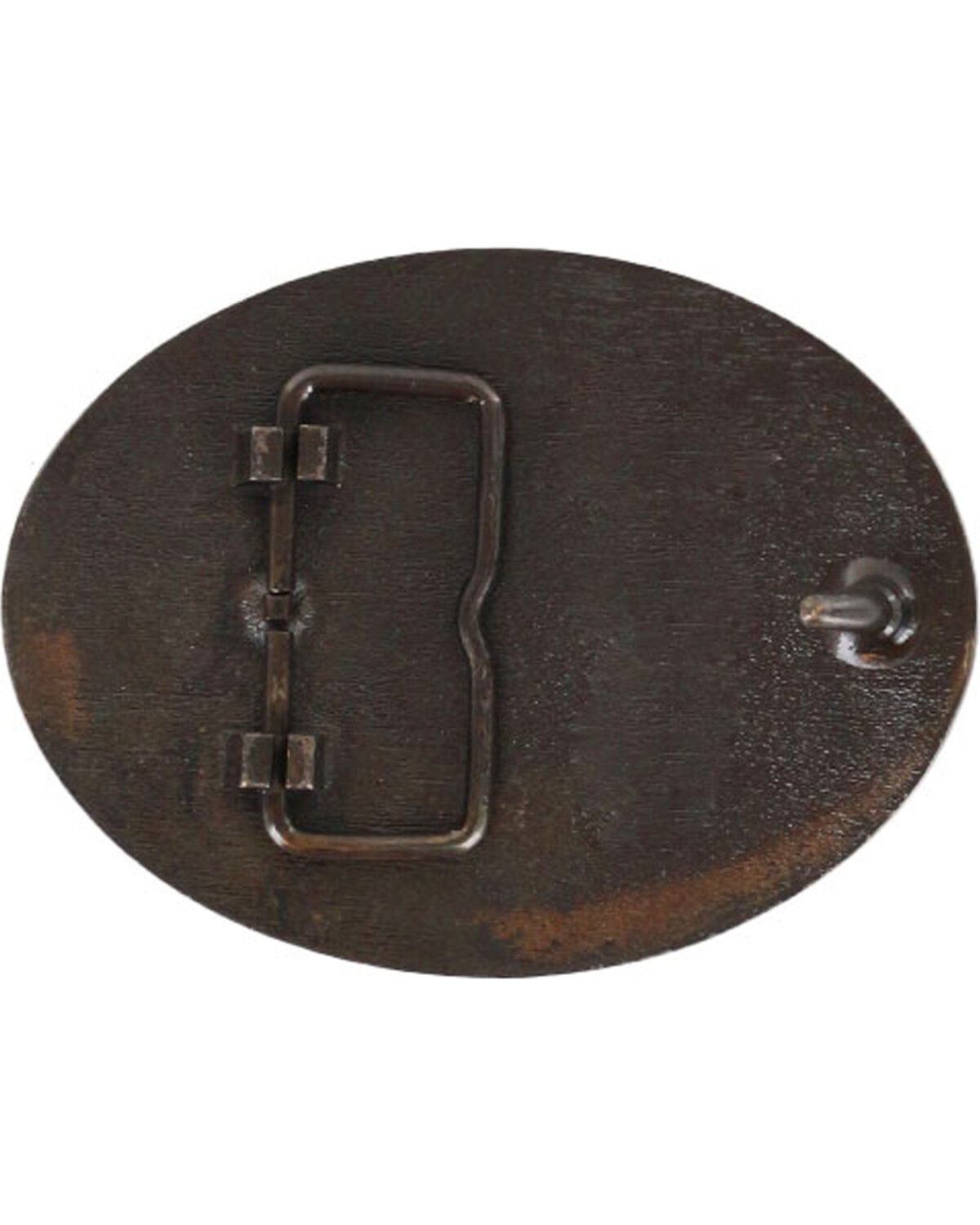 Image #2 - Cody James Men's Bullet Proof Belt Buckle, Medium Brown, hi-res