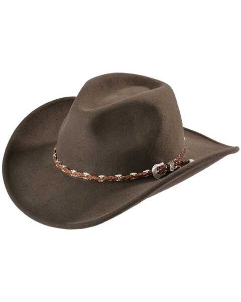 Outback Trading Co. Men's Wallaby UPF50 Sun Protection Crushable Hat, Brown, hi-res