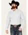 Image #1 - Cody James Core Men's Escalate Geo Print Long Sleeve Button-Down Western Shirt  , , hi-res