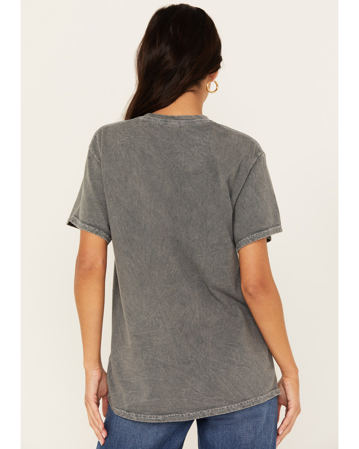 Image #4 - Youth in Revolt Women's Jackson Hideout Skeleton Short Sleeve Graphic T-Shirt, Charcoal, hi-res