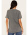 Youth in Revolt Women's Jackson Hideout Skeleton Short Sleeve Graphic T-Shirt, Charcoal, hi-res