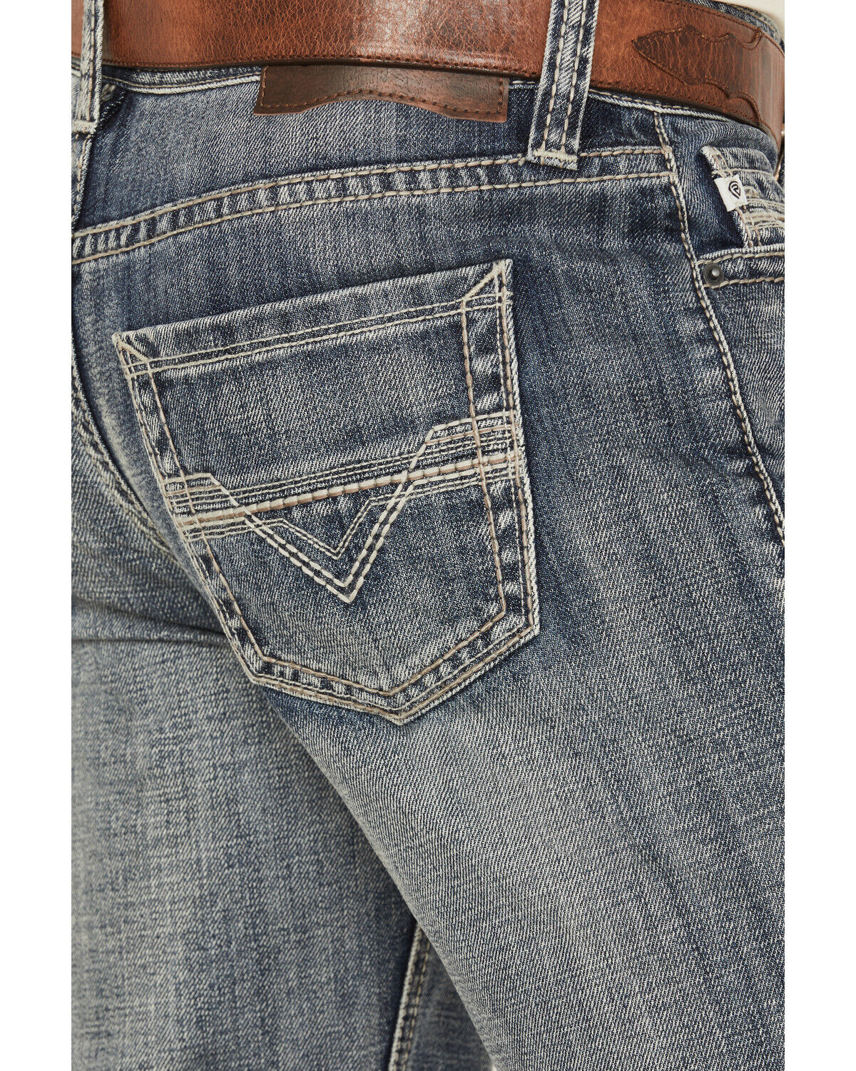 Product Name:  Rock & Roll Denim Men's Double Barrel Medium Wash Straight Denim Jeans