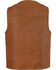 Image #2 - Milwaukee Leather Men's Western Plain Side Vest - Big 3X, , hi-res